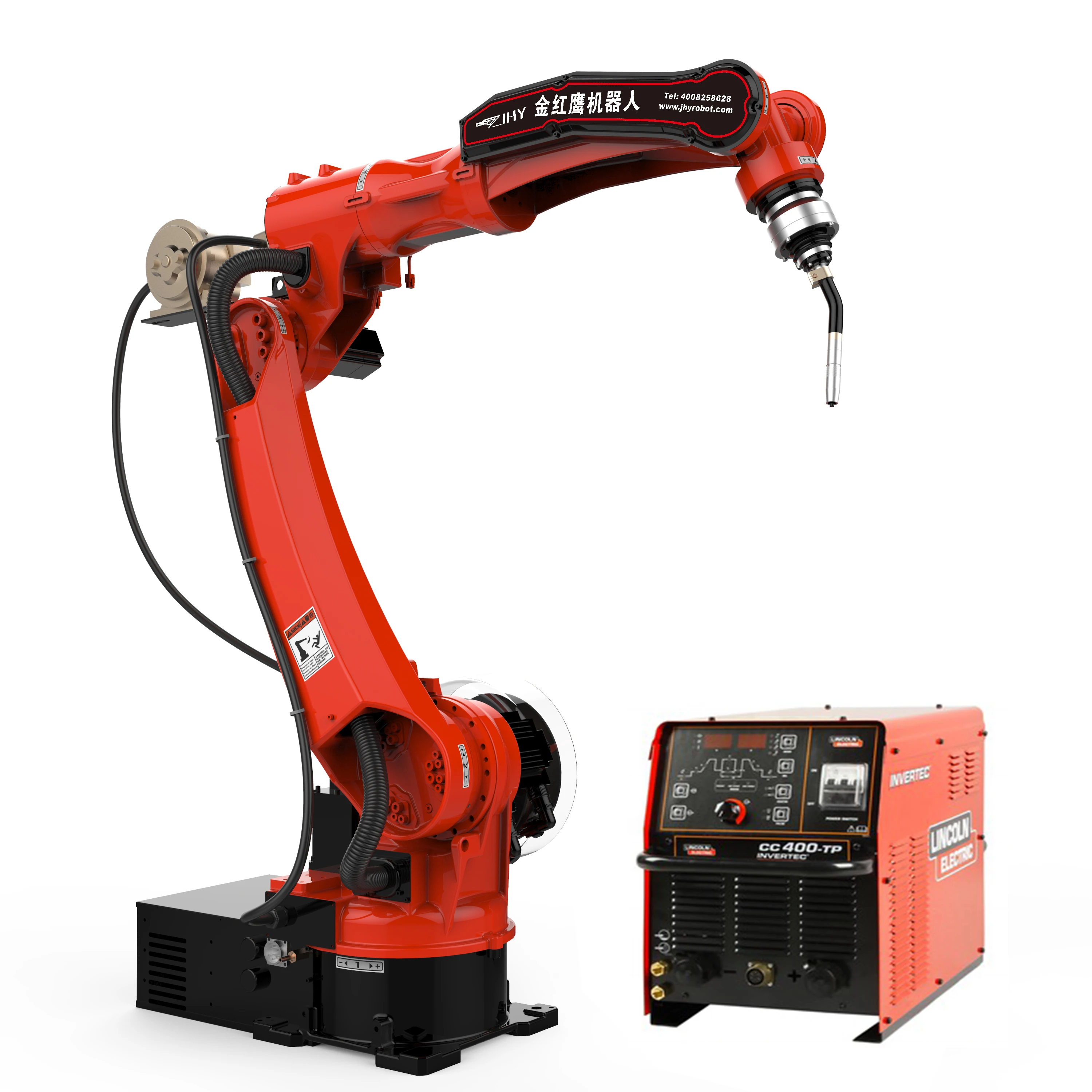 JHY 2 axis rotating welding table for welding robot