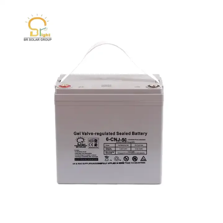 BR Solar 12v gel battery 12v 50ah 100ah 150ah  250ah gel battery for solar system