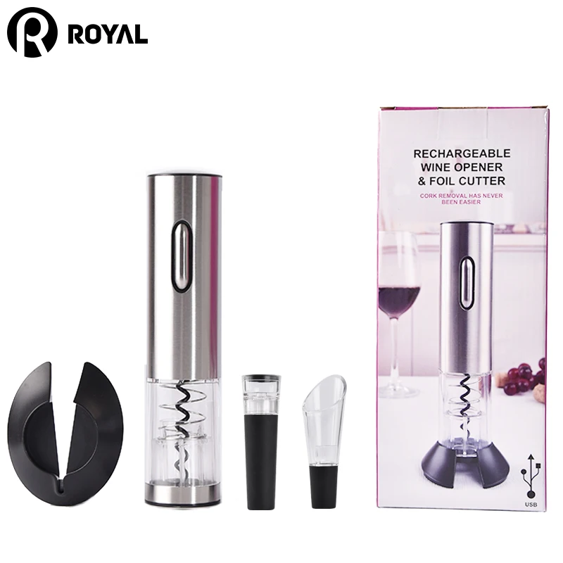 wine accessories set custom logo electric bottle opener for wine