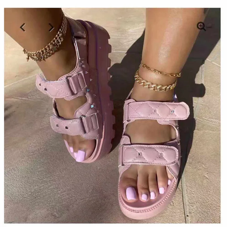 Small Moq Kito Thailand Gunung Rhinestone Jelly Sandals Heeled Women Shoe Brazil Sandals