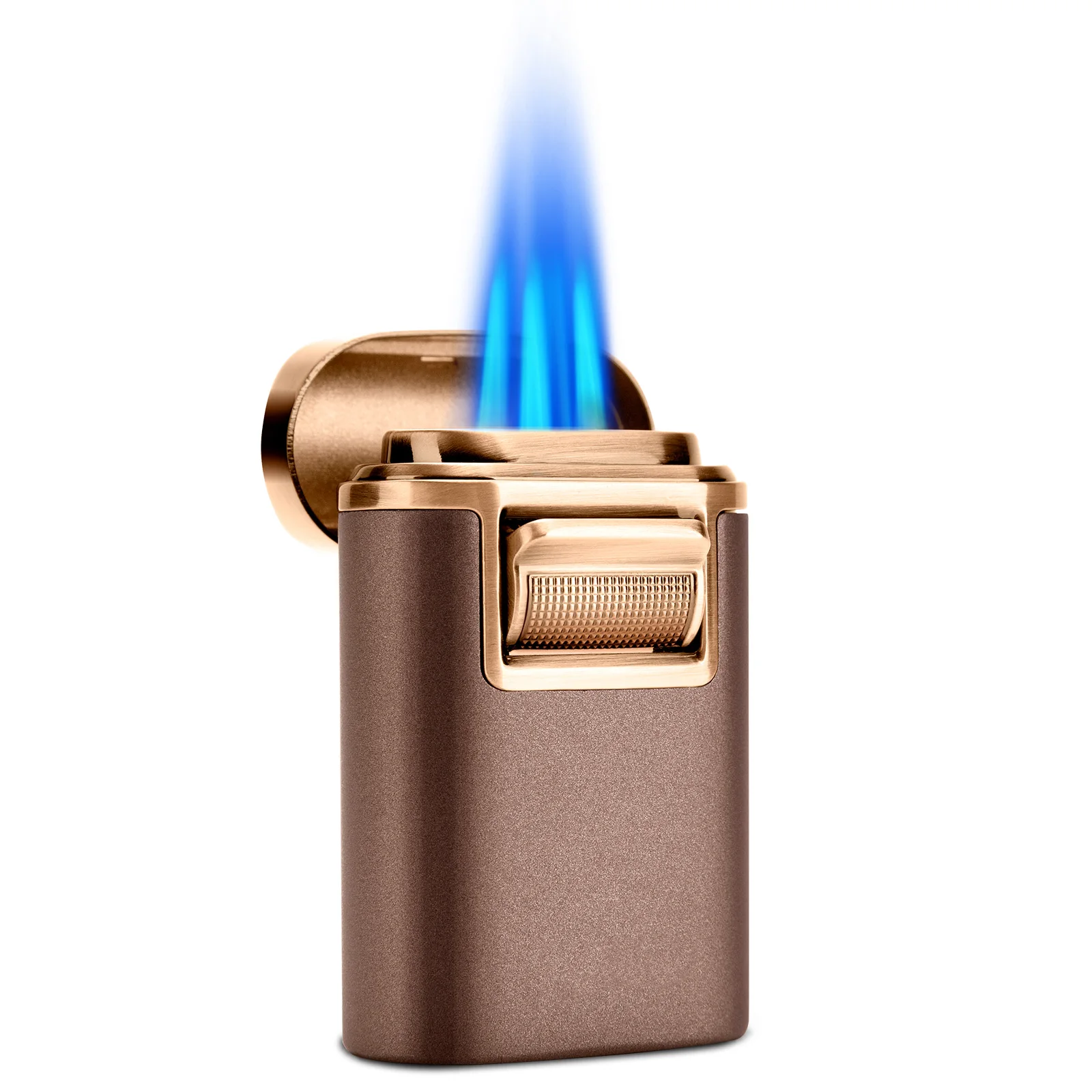 CIGARLOONG High quality hot sale cigar lighter, alloy four fire windproof straight cigar lighter