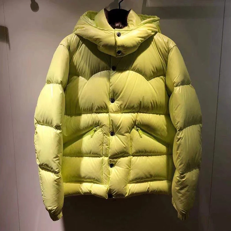 Oem Supplier Knockoff Brand Imitation Luxury Manufacturer Brand Replica Wholesale Replication Yellow Winter Coat Puffer Jacket