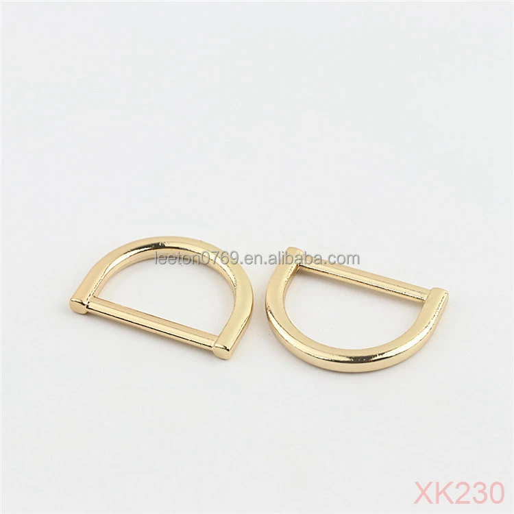 Stock supply 1.0inch 25mm  5 colors  good quality zinc alloy horseshoe D buckle for leather  bags