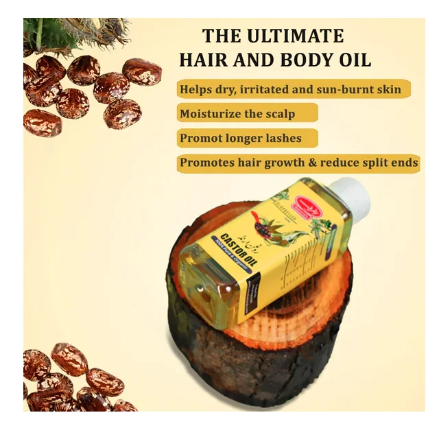 Высококачественное Органическое касторовое масло с элегантной упаковкой, доступное в большом количестве по экономичной цене