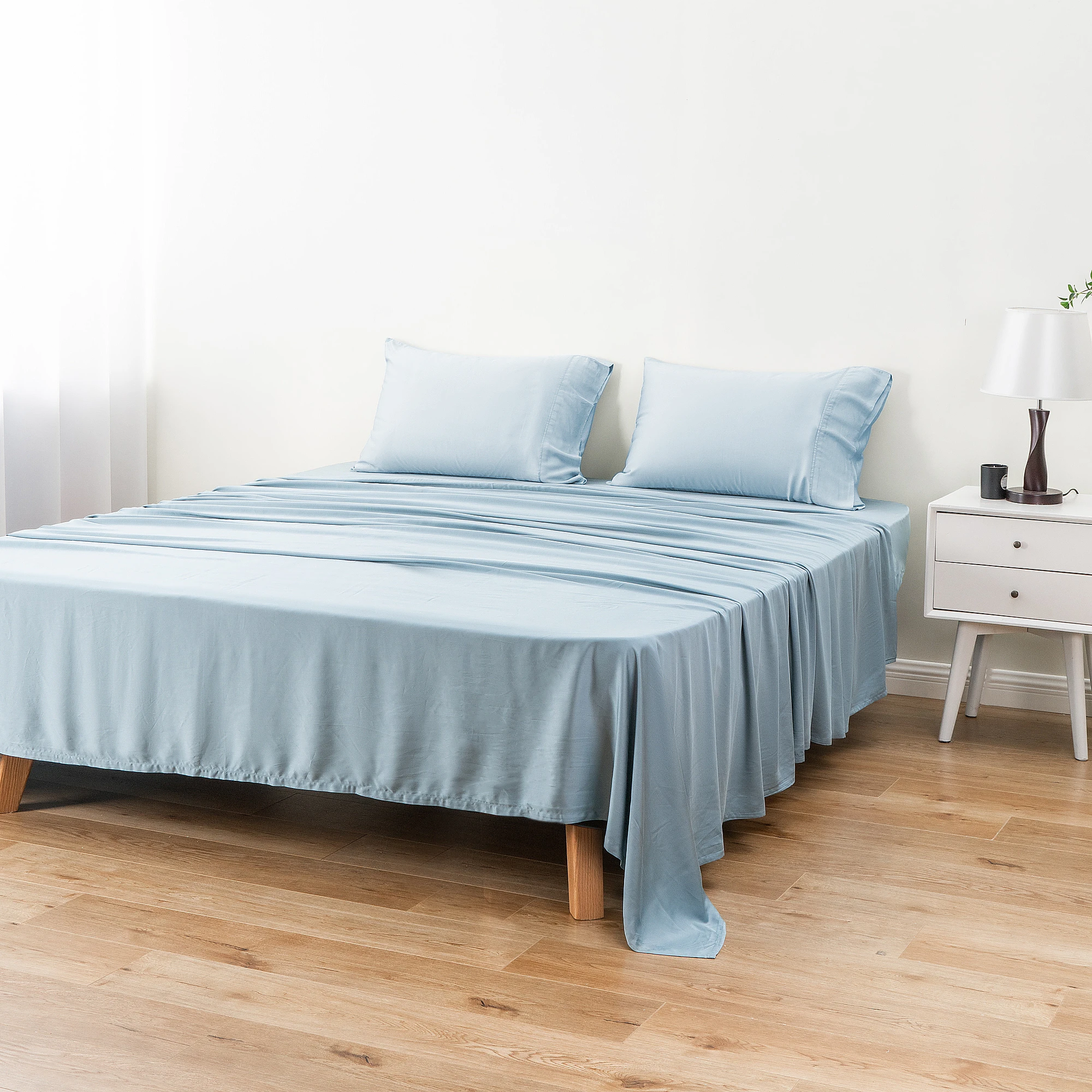 100% Organic Bamboo Viscose 400 Thread Count Percale Bamboo Rayon Sheets 100%Bamboo Comforter sets Bedding Luxury Lyocell Sheets