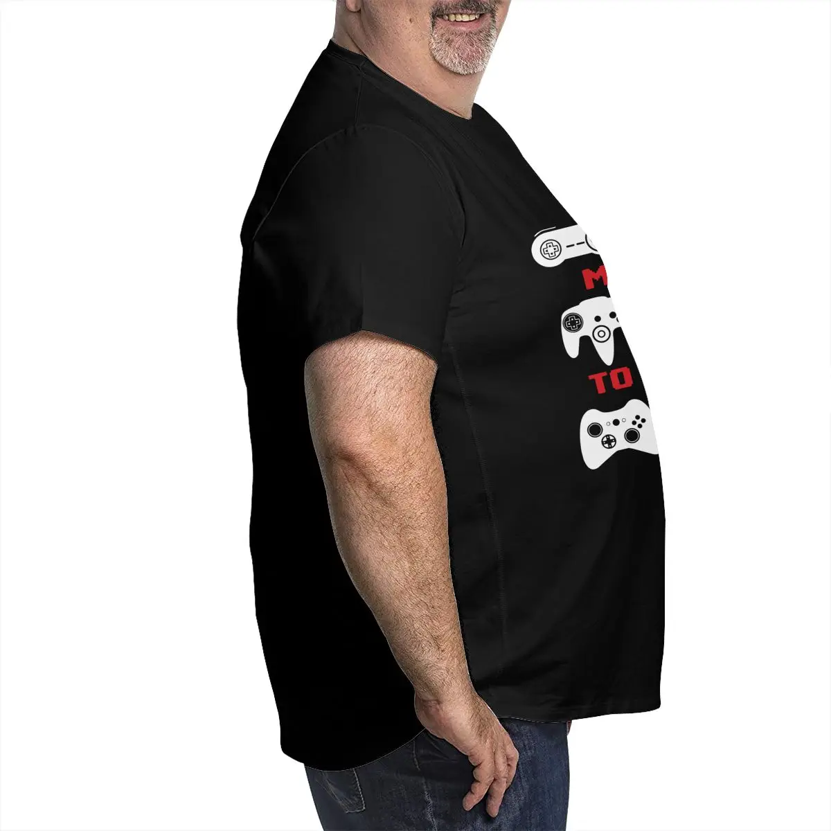 Customize Free Sample T-Shirt Men Sarcasm Novelty Cotton Big Tall Tee Shirt Crewneck T Shirts Big Size US 4XL 5XL 6XL Clothes