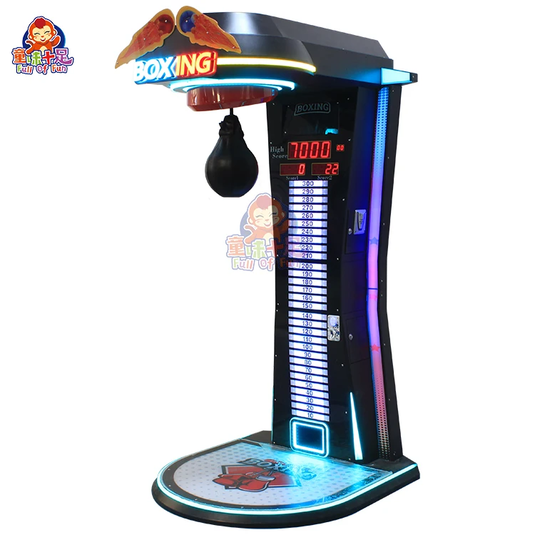 Street Coin Operated Amusement Arcade Boxer Machine Boxing Machine Ultimate Big Punch Machine