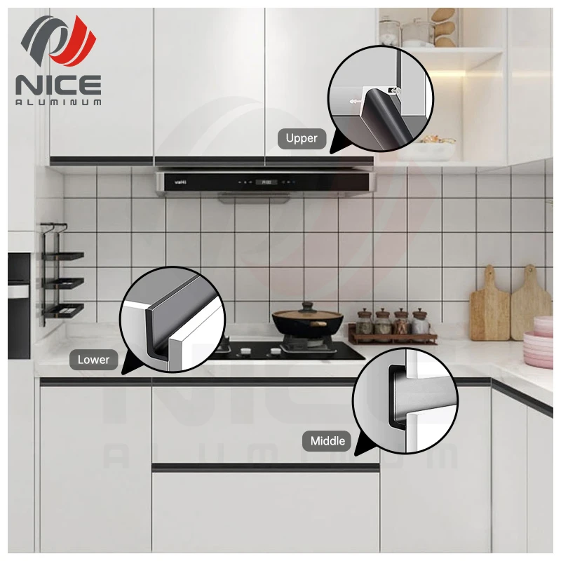 Furniture Kitchen Profile profile Omega Superior  aluminum gola