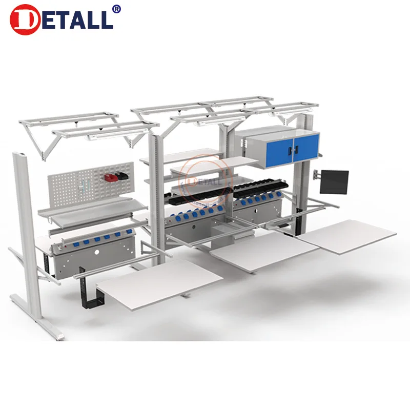 electronic assembly workstation repairing esd work table for mobile phone workshop