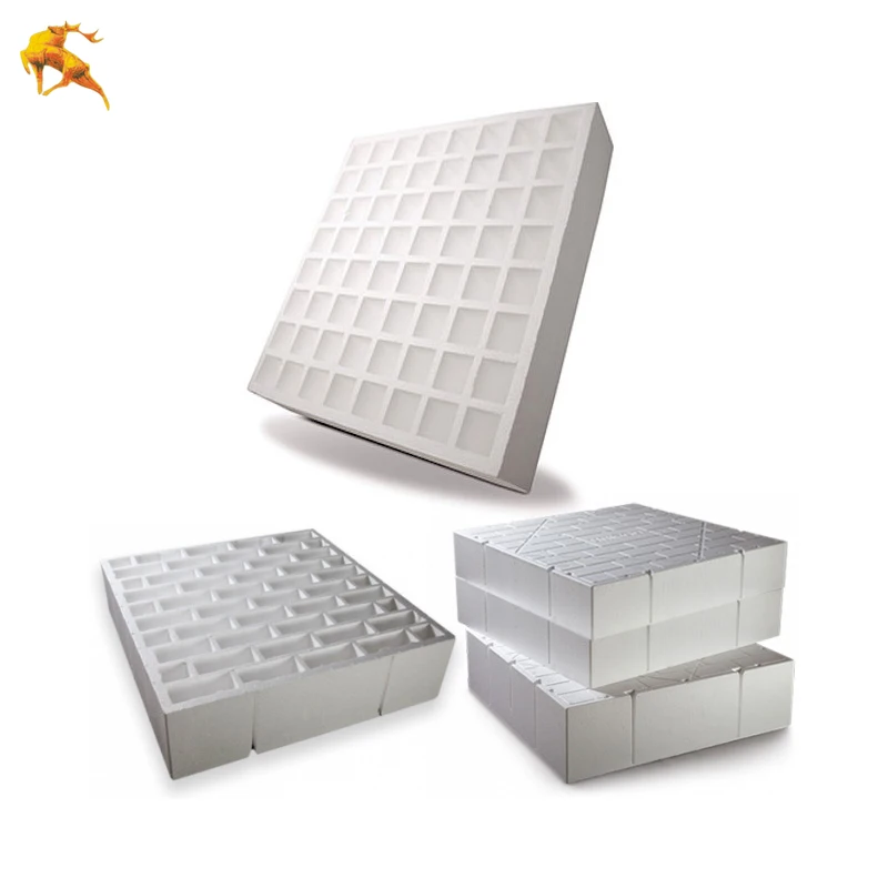 EPS expandable polystyrene waffle pod shape moulding machine