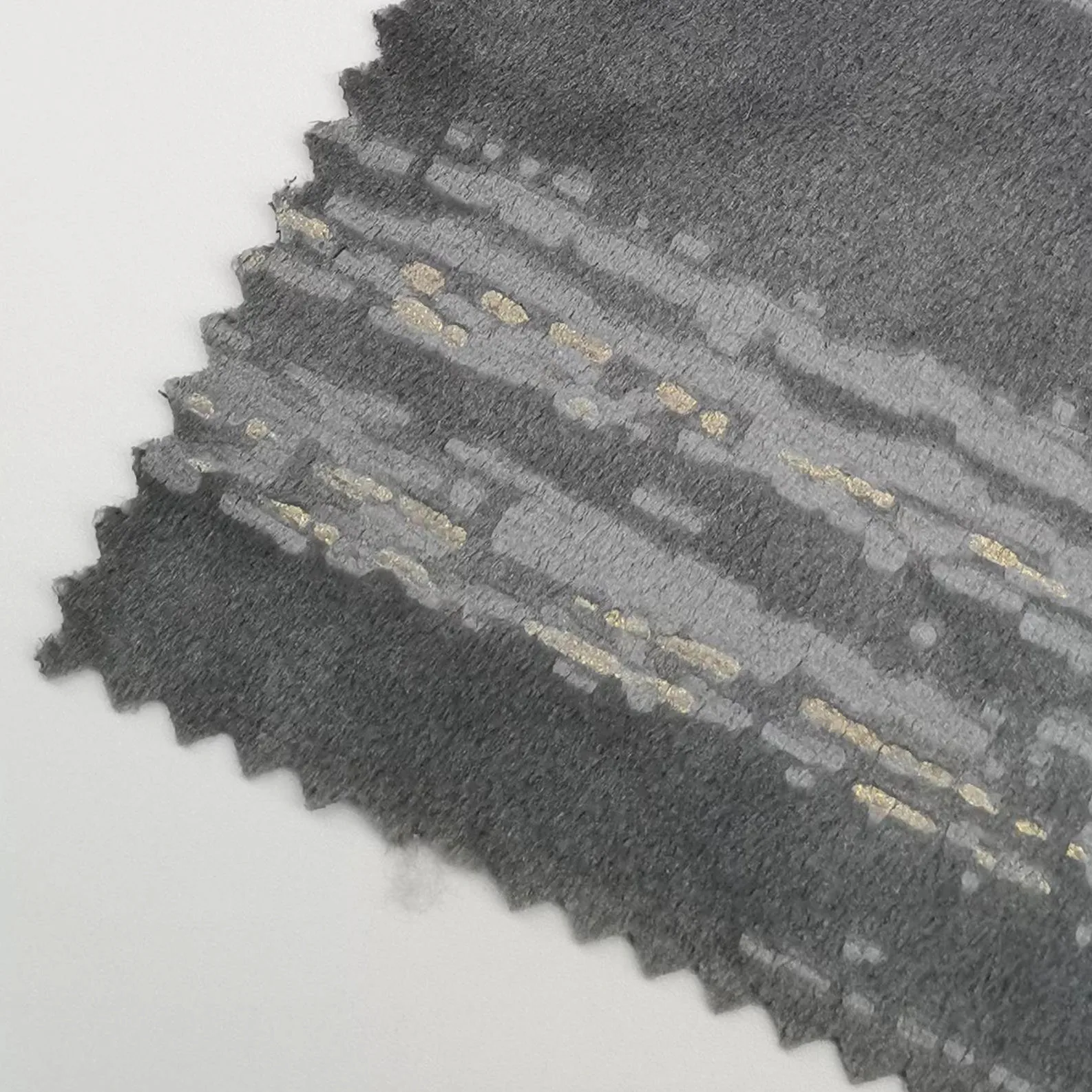 200GSM Embossed Holland Velvet Jersey Fabric 100% Polyester Velour Velvet For Upholstery