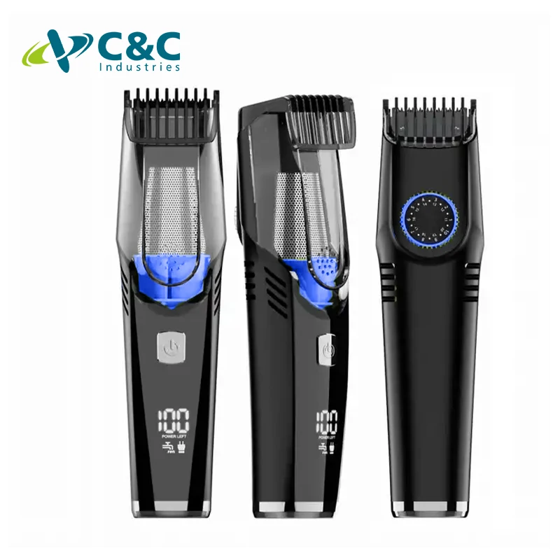 Hair Cut Machine Vacuum Electric Hair Clipper Rechargeable Professional Cordless Men Hair Trimmer Clipper