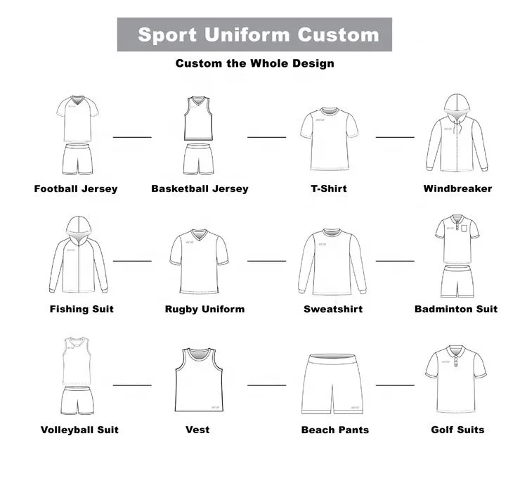Custom Volleyball Sport Uniform Jersey Set men Women T-shirt Basketball Soccer Volleyball Jersey