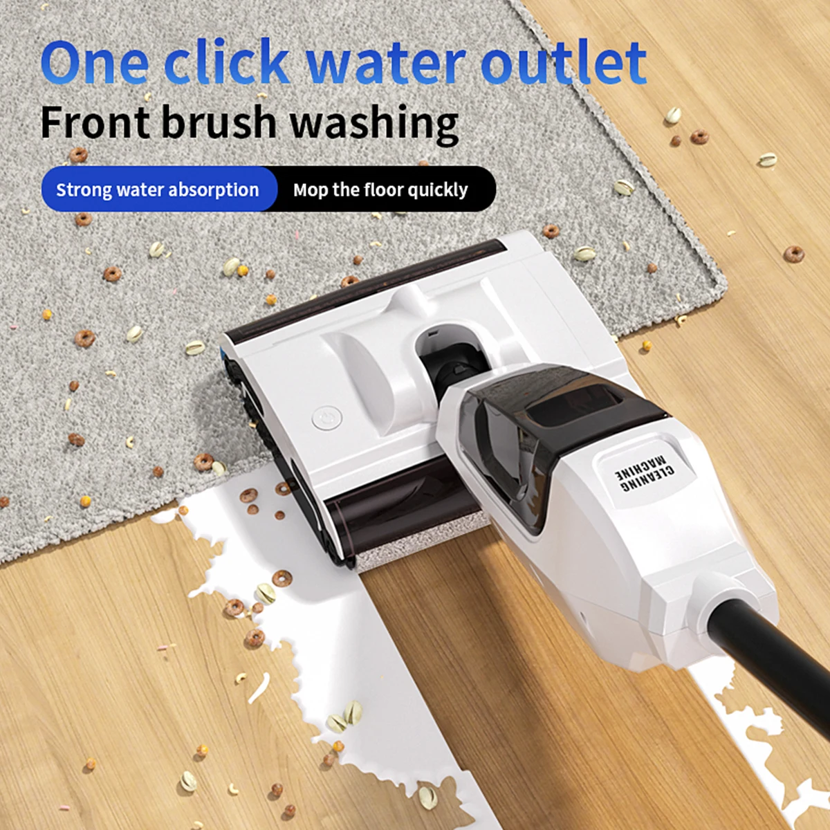 Factory Directly Price Powerful Suction Handheld Wet Dry Vacuum Cleaner Floor Washer Floor Washing Machine