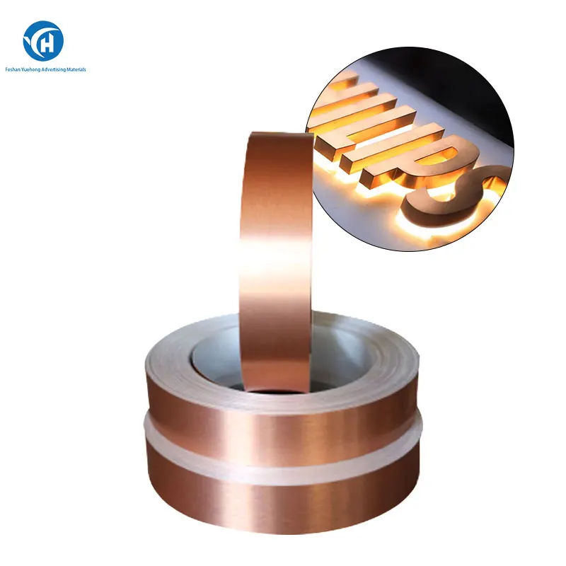 Export Al  Coated Price Advertising Letter Trim Strip Channel Letters Roll Aluminum Coils Strips