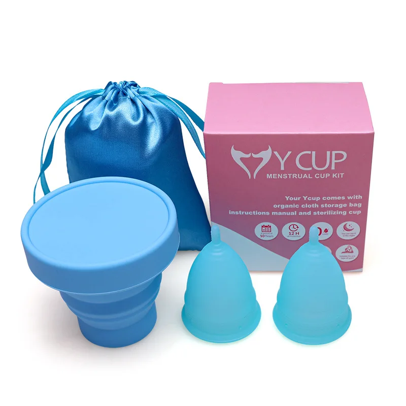 J1105 High Quality Female Period menstrual cup /custom silicone  menstrual cup