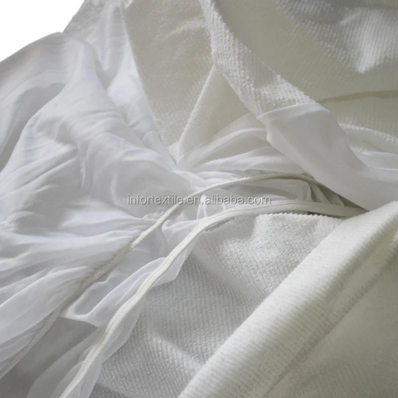 terry fitted hotel mattress protector hospital bed cover hotel bedding mattress cover pillows
