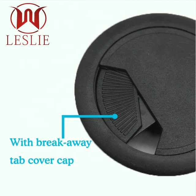 Plastic Cable Grommet Desk Table Hole Cover Computer Cable Wire Management Office Plastic Glides 50mm DF-8160P