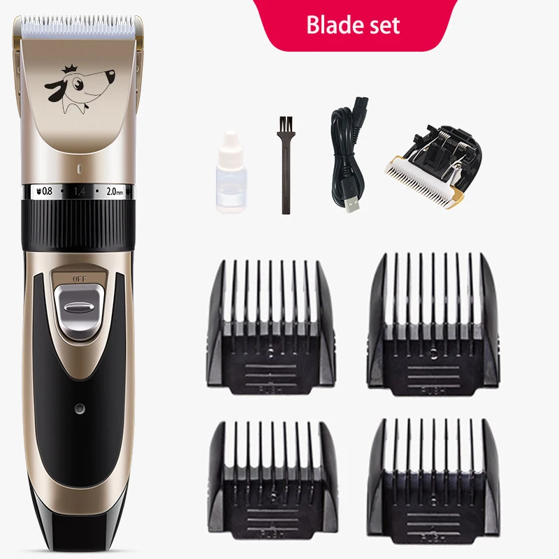 
Good quality Hot selling Dog hair cutting machine electronic pet hair clippers waterproof 