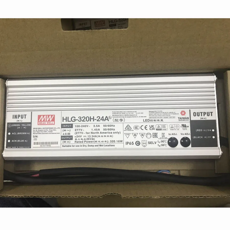 Среднее значение переменного тока в постоянного HL-G-480H-24B h lg 480 24a 20a 24v светодиодный драйвер с регулируемым затемнением 480w водонепроницаемый