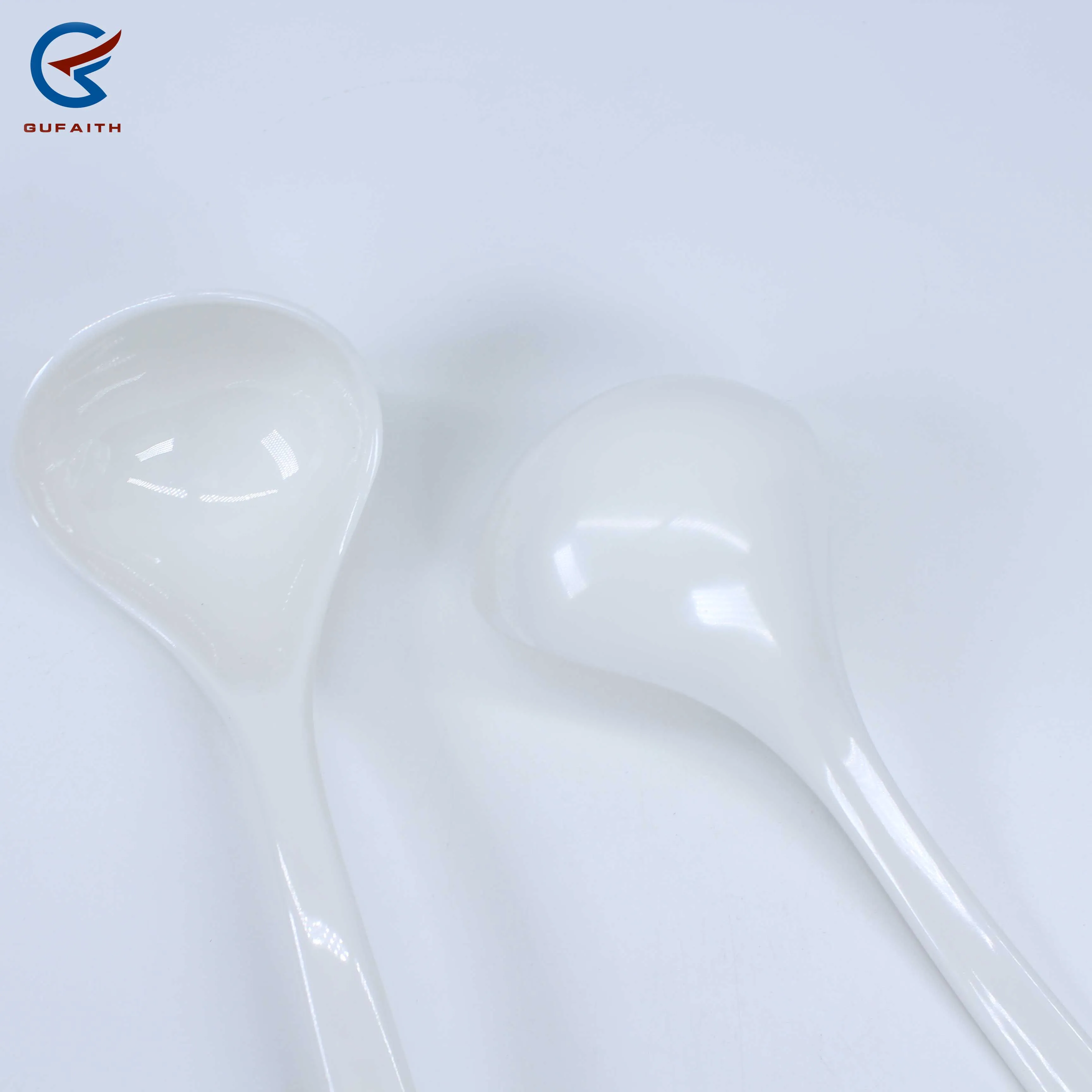 Wholesale Kitchen Accessories Durable Tableware Tablespoon White Melamine Long Handle Soup Spoon