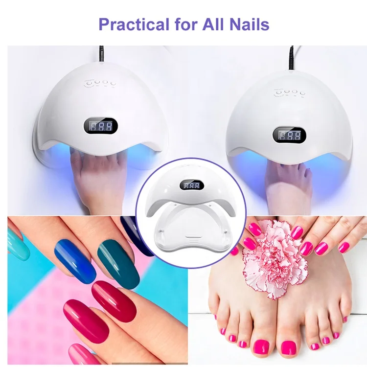 Портативная УФ-лампа для сушки ногтей, перезаряжаемый аппарат для сушки гель-лака