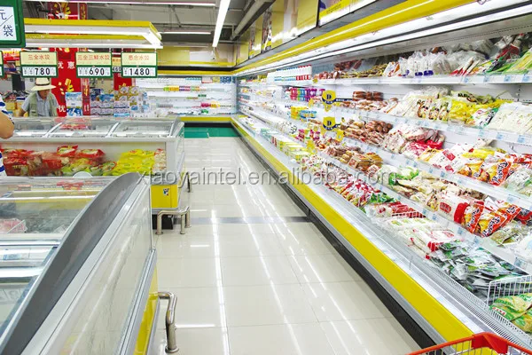 Commercial Display Fridge Supermarket Vitrine Refrigerator