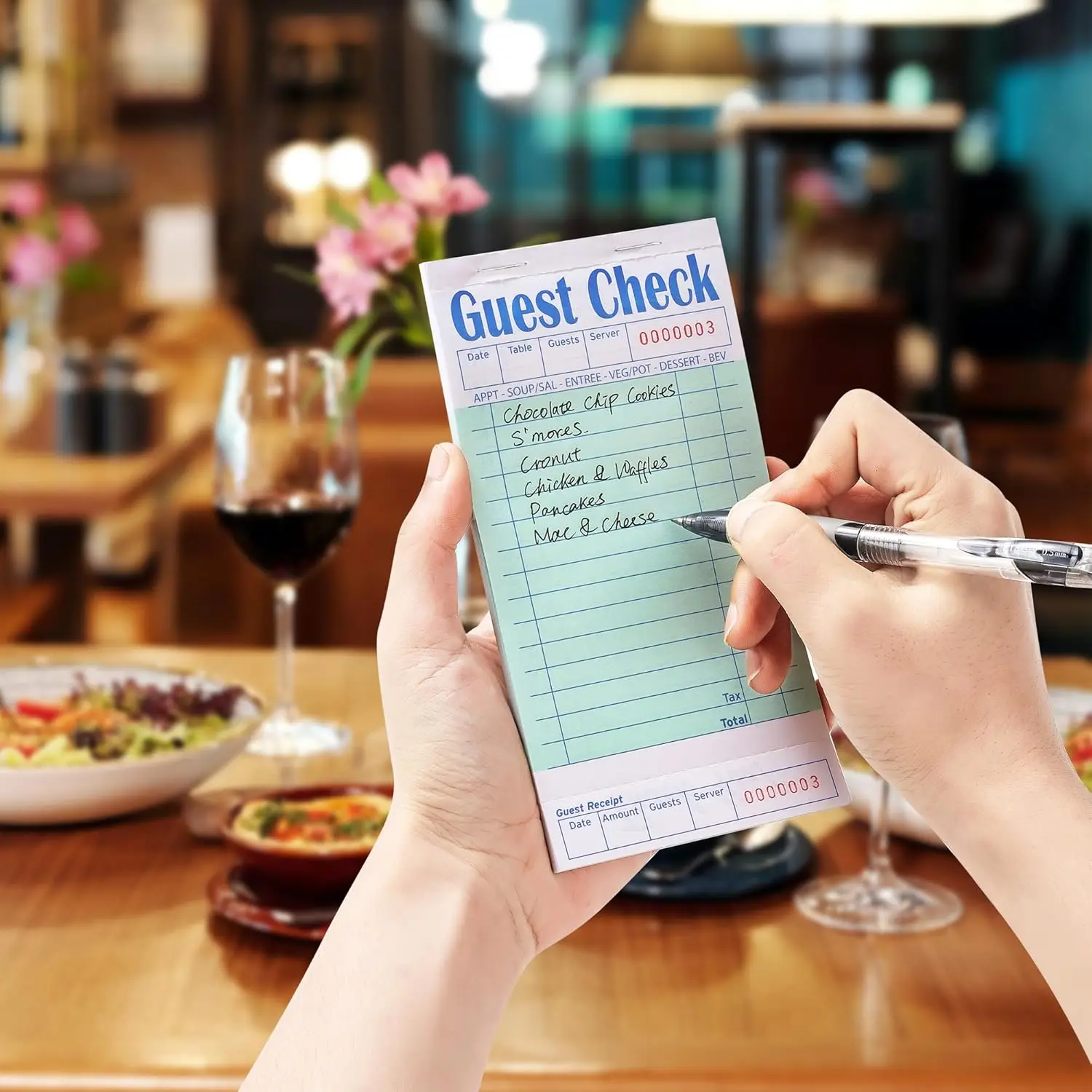 HOT selling guest check order pad docket book