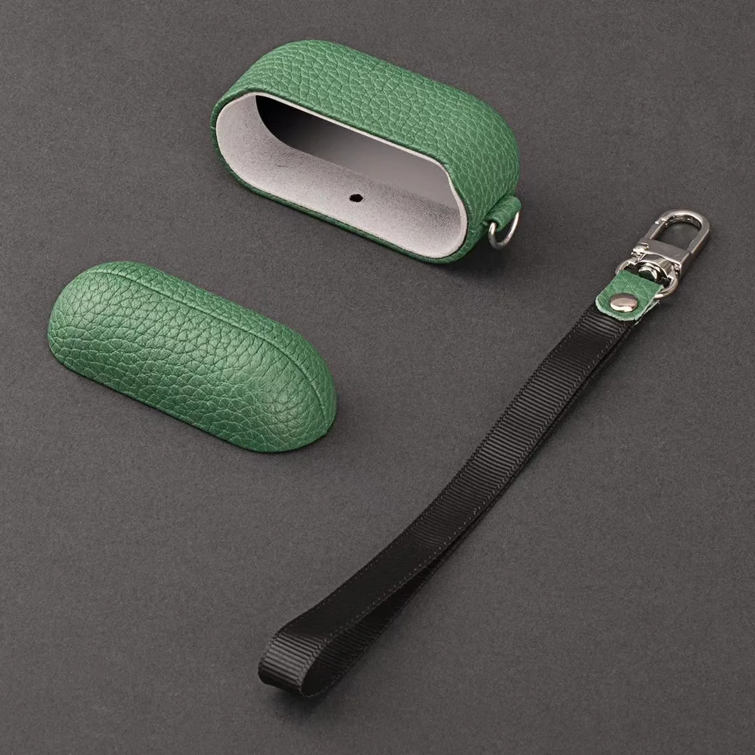 2021 Модный Роскошный чехол из натуральной кожи под заказ для Airpods pro 3