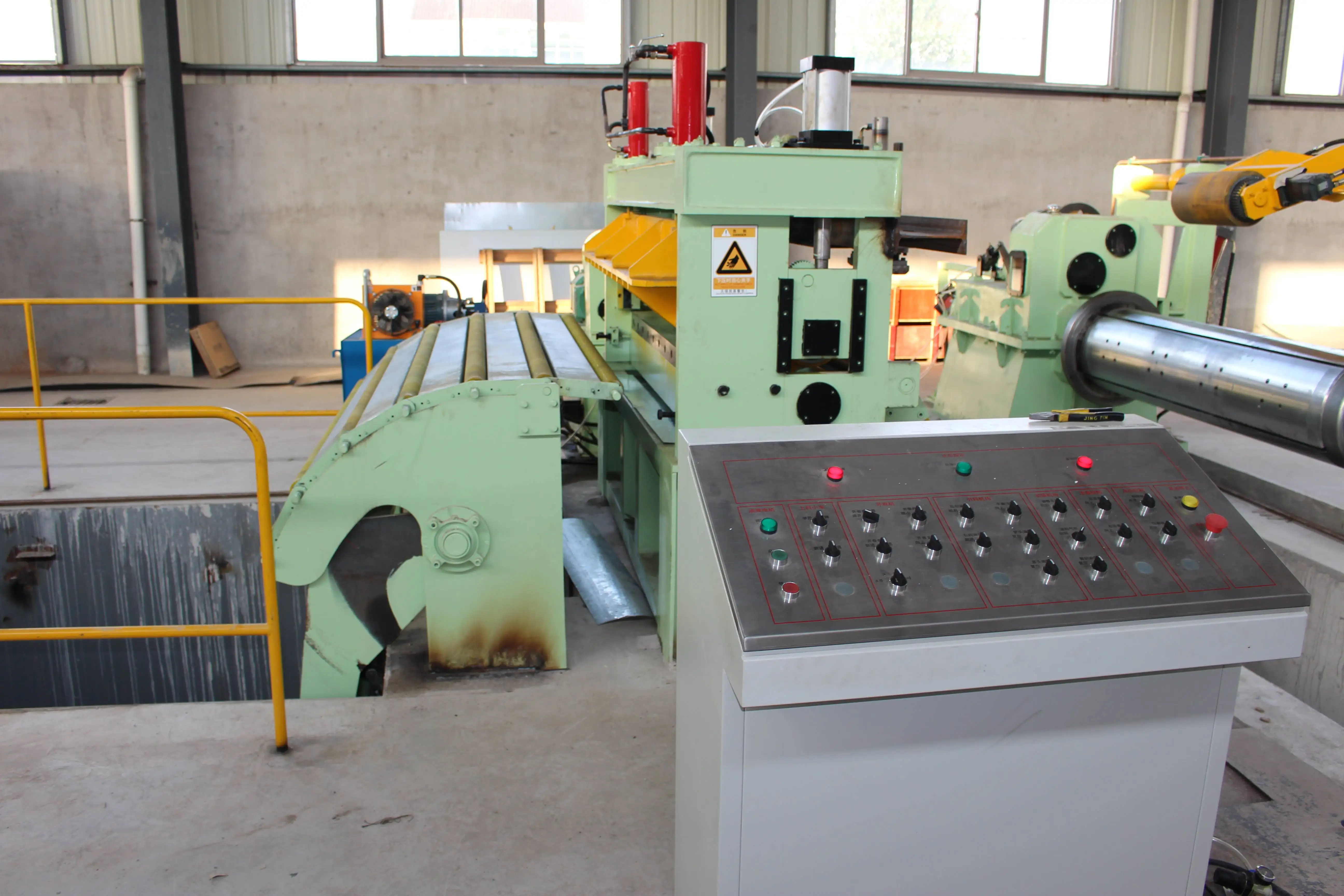Line slitting, spiral line longitudinal cutting sheet