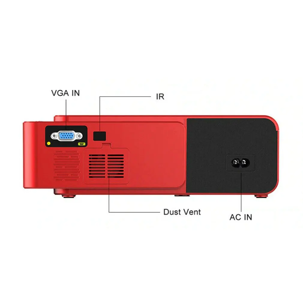 Salange T6 Wi-Fi мини проектор Родной 720P Поддержка 1080P 2600 люмен ЖК дисплей светодиодный портативный домашний кинотеатр