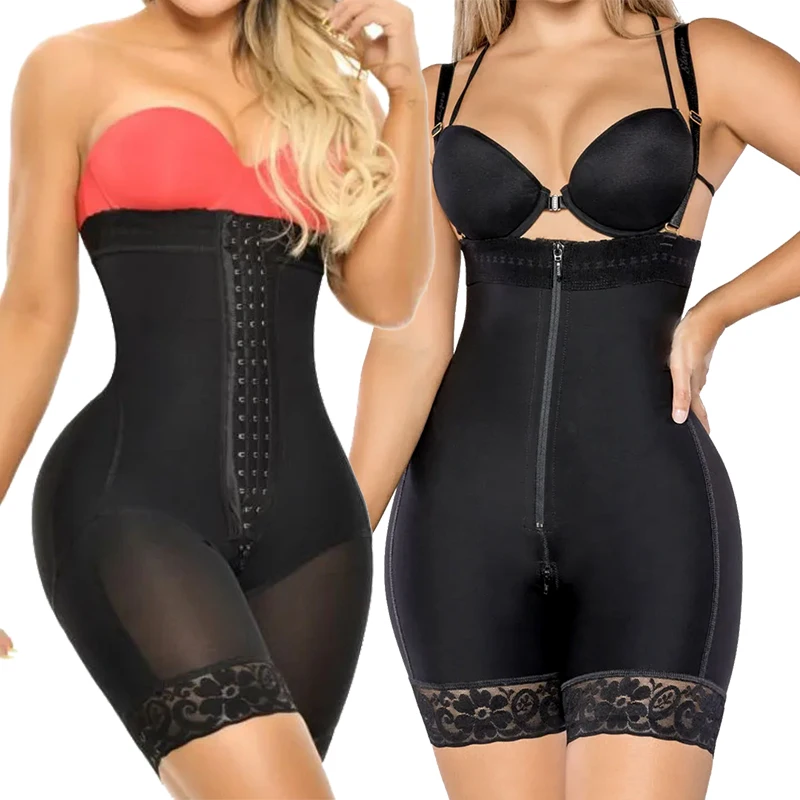 Hot Sale High Waist Adjustable Compression Belly Stomach Corset Panty Underwear Tummy Control Shapers  Colombian Girdles