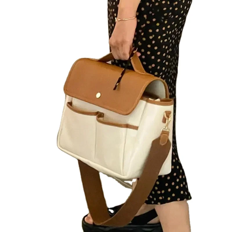 Korean Mommy Bag Large Capacity Handbags for Women Multi-functional Casual Baby Bag Messenger Mother Diaper Bag