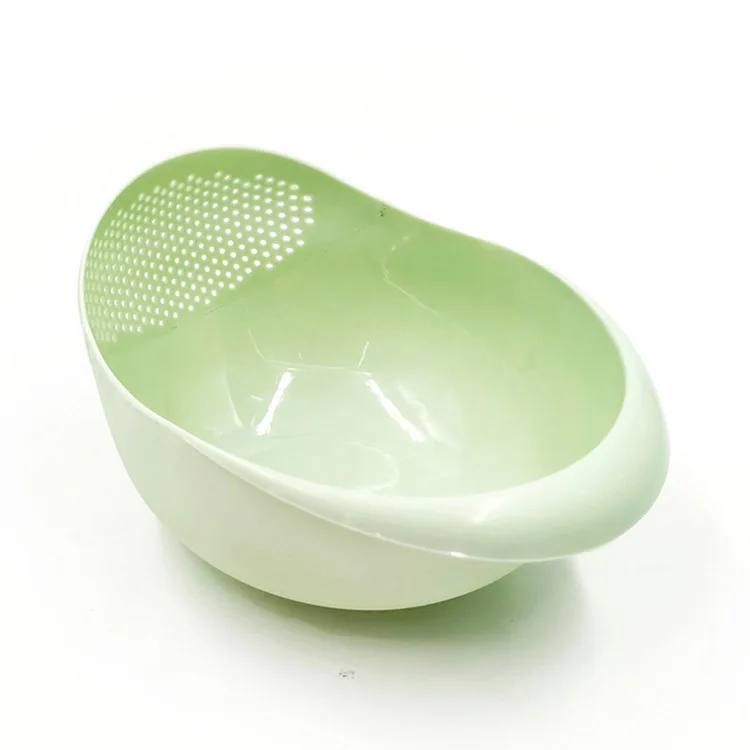 Wholesale Multifunction Kitchen Wash Rice Fruit Round Plastic Storage Basket for Household