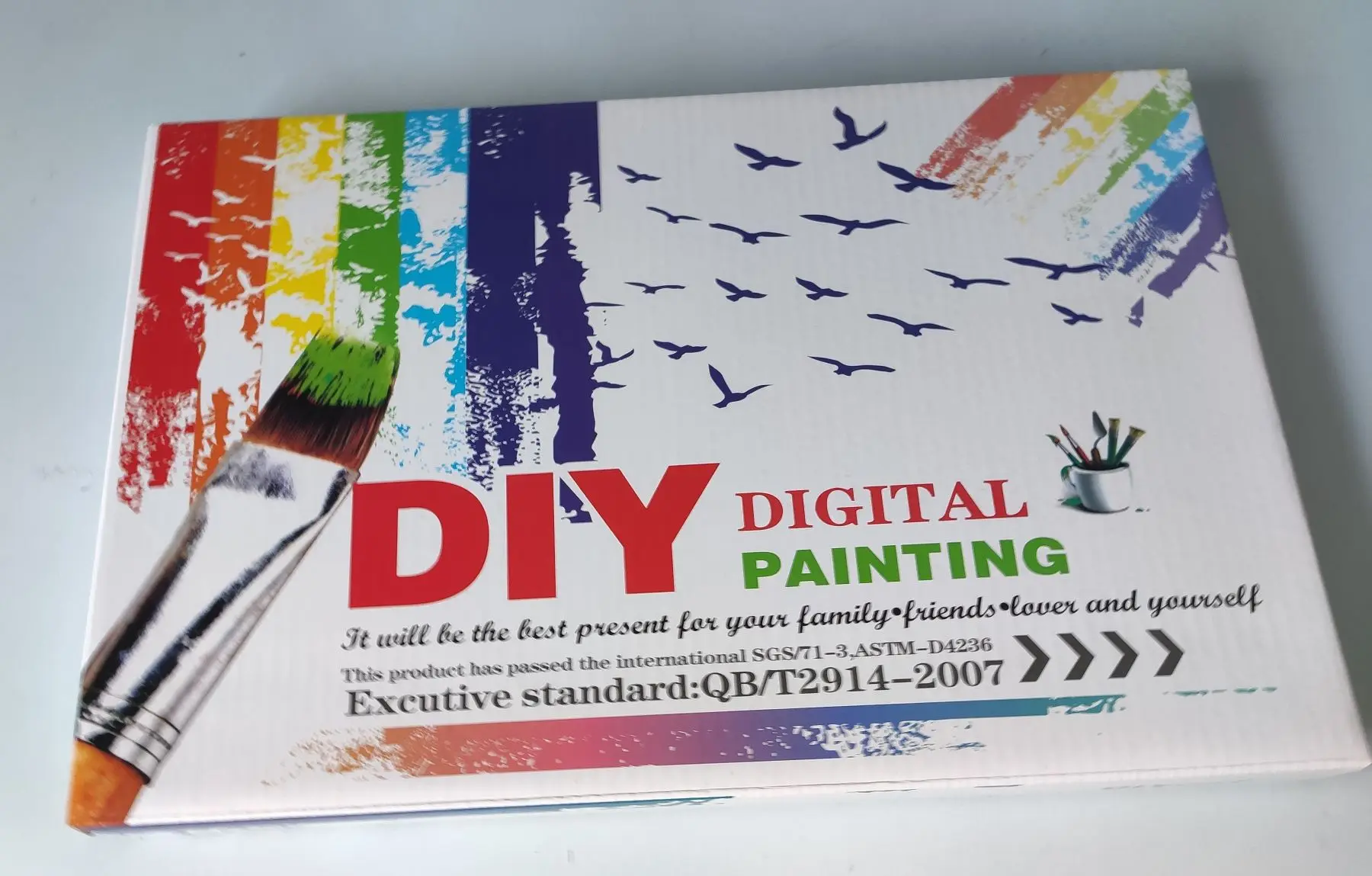  20x20 см краски Раскраска по номерам DIY картина мультфильм рамка ручной работы для детей и взрослых подарок с рамкой