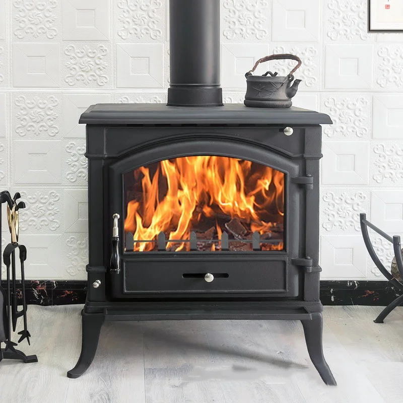 Factory Selling Cast iron wood burning stove New design modern wood stove smokeless