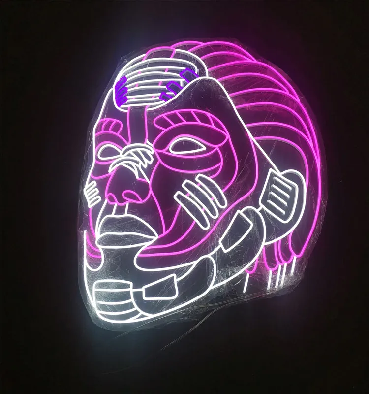 Drop Shipping Wall-mounted Custom Wing Neon Sign Led Letters Neon Angel Wings Neon Sign Light