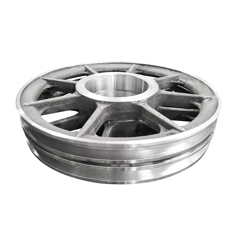 Large OEM Sand Casting Iron Wheels Crane large heavy Sheave Pulley