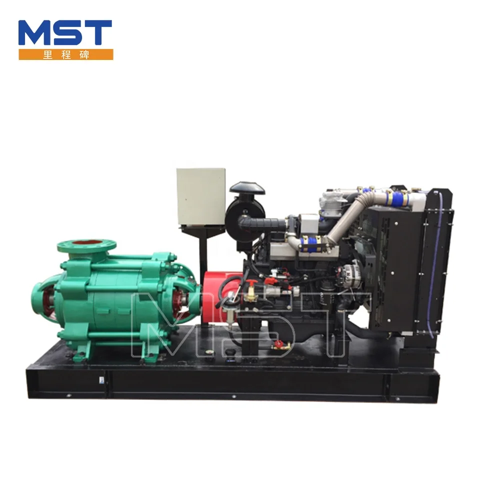 20hp high pressure diesel engine lift multistage centrifugal water pump for farm irrigation