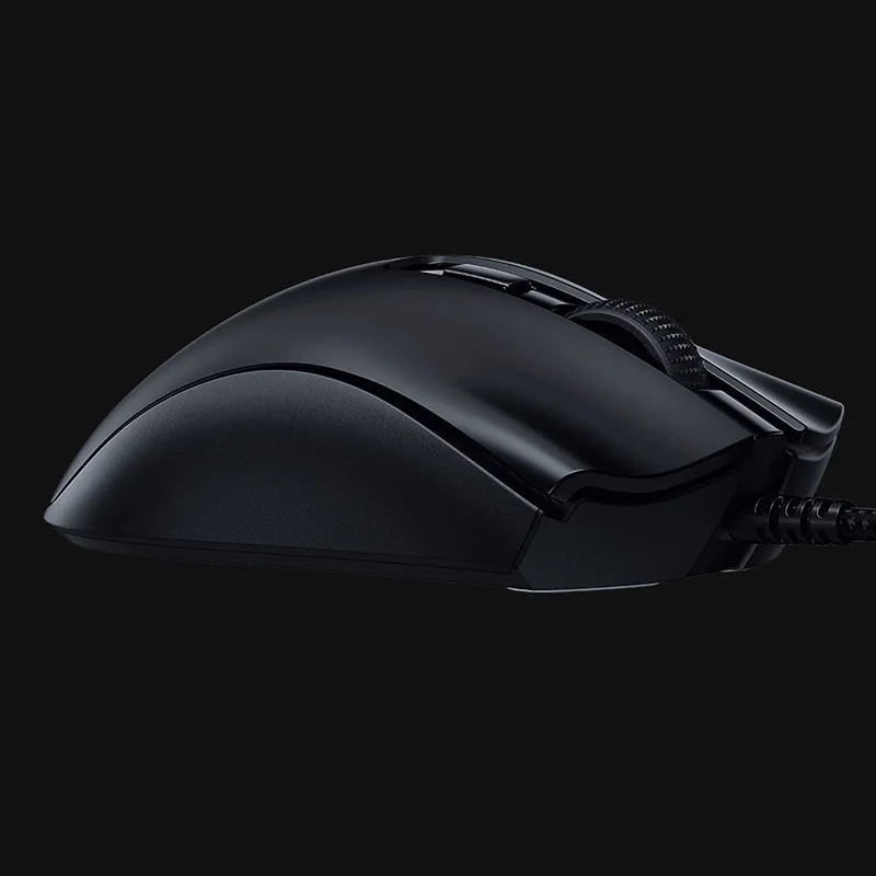 Эргономичная Проводная оптическая игровая мини-мышь Razer DeathAdder V2 Mini Essential White 6400