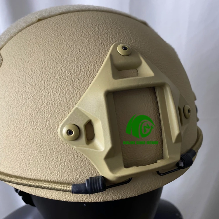 KANGO make Full Face Ballistic Tactical Helmet Gear Personal Defense Equipment ready to ship Safety PE ballistic safety helmet