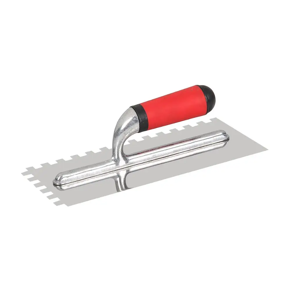 Двухцветный пластиковый/резиновый штукатурный мастерок