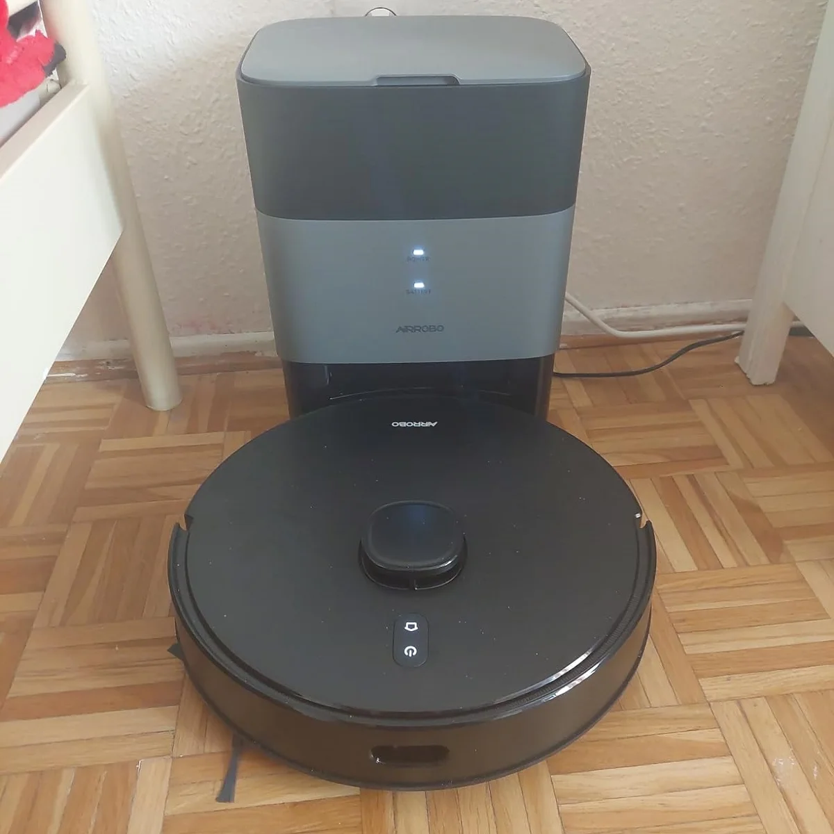 AIRROBO NO Zone Custom Mop Robot Vacuums Water Mop Carpet Floor Cleaning Sweeping Self Emptying 60 Days Cordless Robot Cleaner