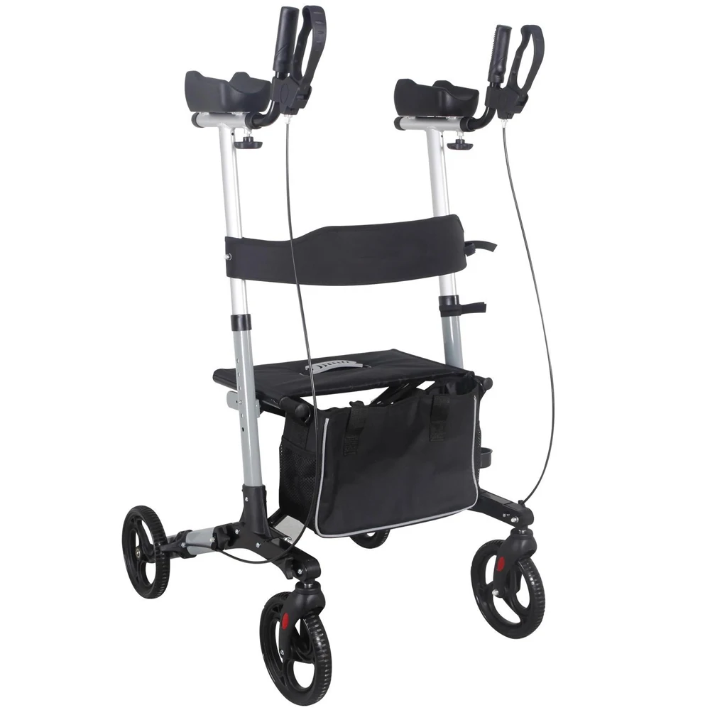 Best Choice Lightweight Foldable Portable Rolling Walkers 4 Wheels Walking Walker Rollator