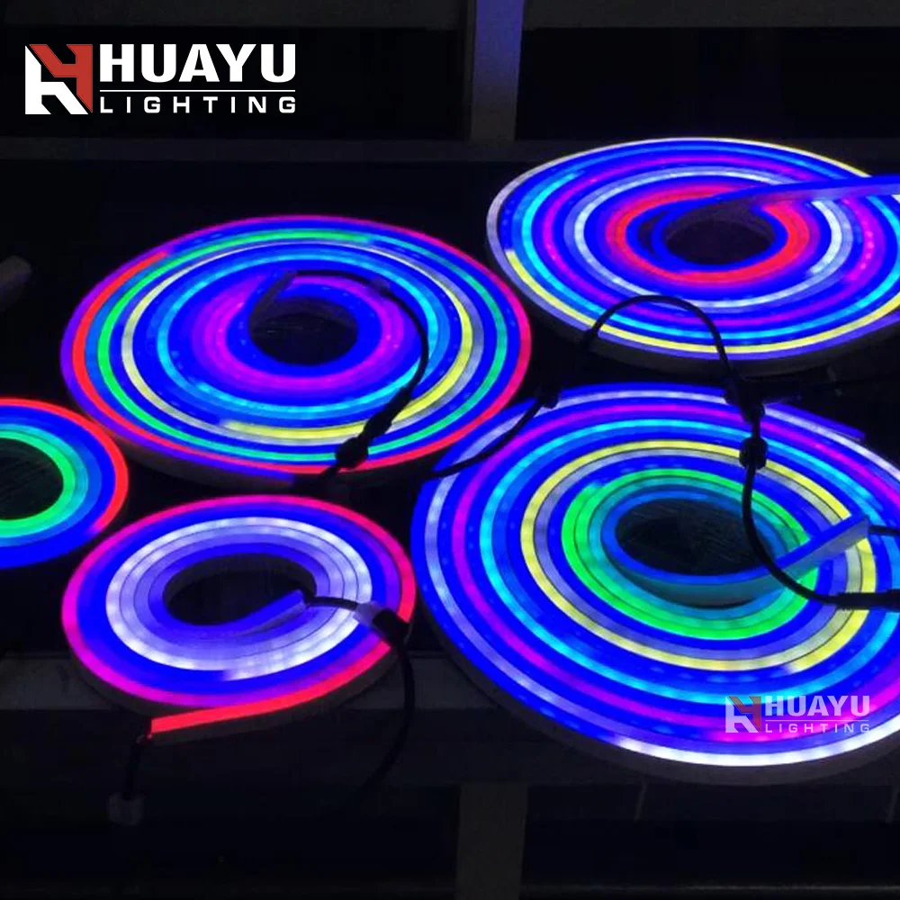 5050 addressable rgb flex led neon strip WS 2812 TM 1914 DC12V DC24V 60/72 LEDs per meter neon 5050 LED Strip