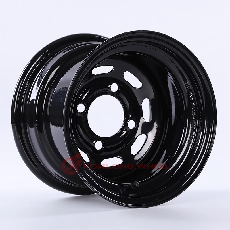 FORLONG China cheap Black or customize steel atv utv off road steel rims