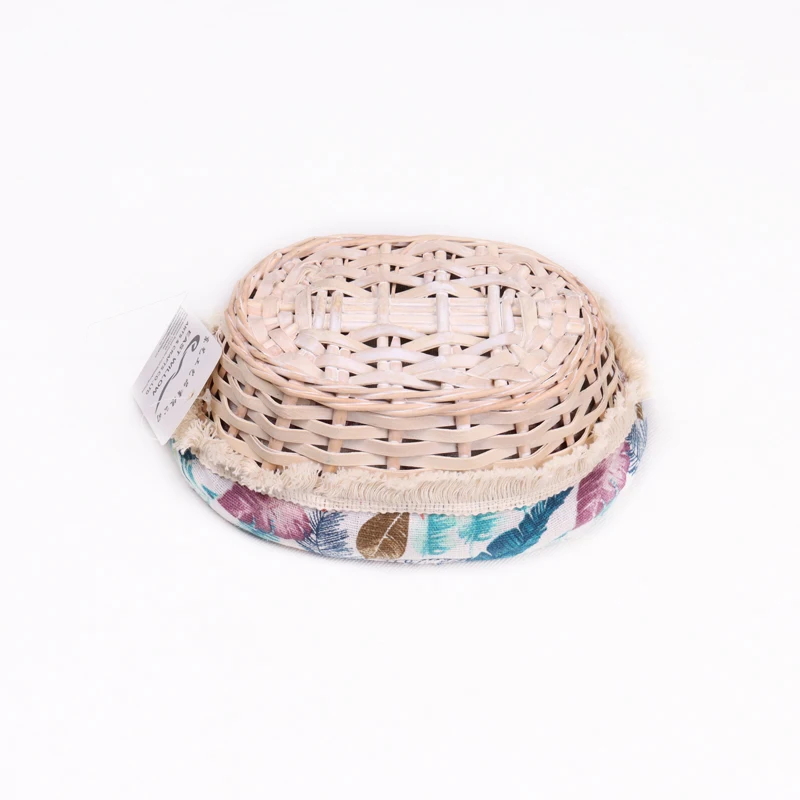 Good Quality Small Round Wicker Hamper Willow Fruit Basket