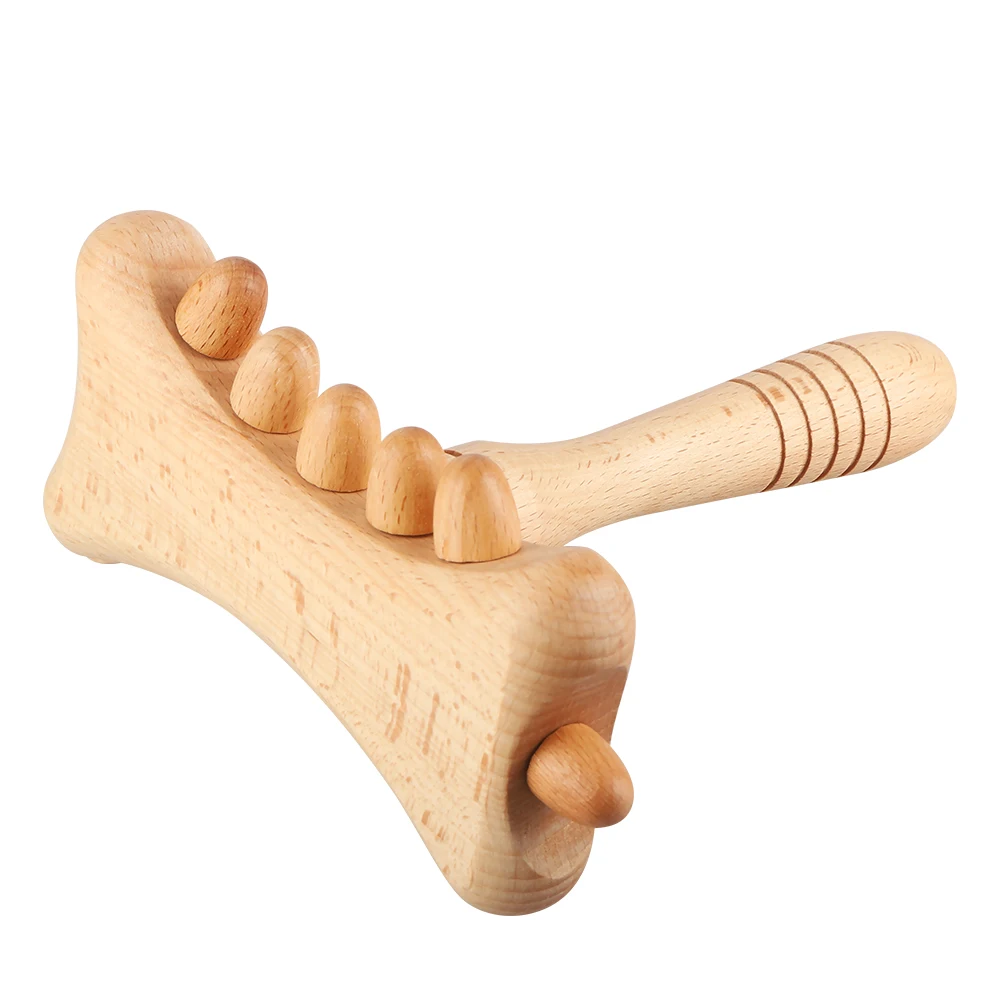 Lymphatic Drainage Tool Wooden Roller Maderotherapy Wood Wooden Therapy Massage Tools Set