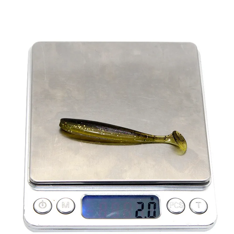 10Pcs/pack Wobbler Soft Fishing Lure 70mm 2g Easy Shiner Jig Lure Swimbait Silicone Soft Bait