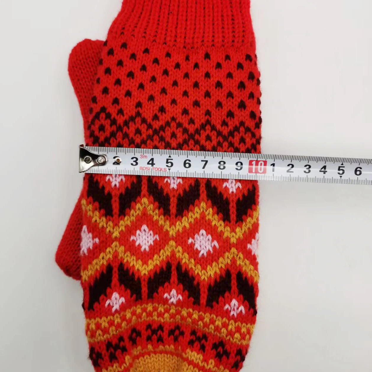 Wholesale Custom Logo Acrylic Knitted Children Gloves Finger Mittens Kids Mittens Winter Wool Gloves And Mittens